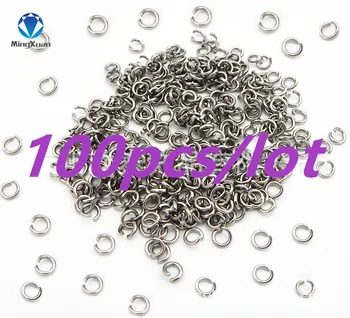 100pcs/lot Stainless Steel Open Jump Rings Silver Tone Split Rings Connectors For Jewelry Findings Making
100pcs/lot Stainless Steel Open Jump Rings Silver Tone Split Rings Connectors For Jewelry Findings Making