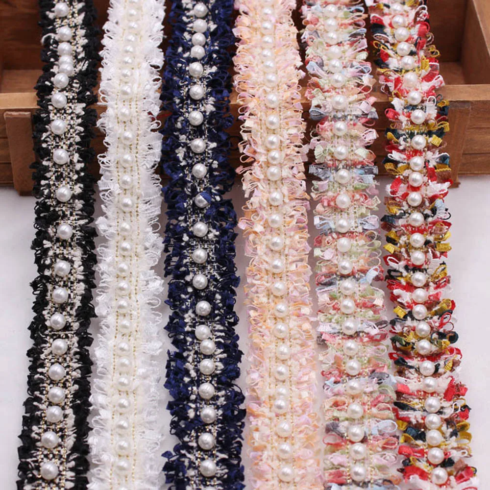 1 Yard Fashion Nylon Gold Pearl Beaded Embroidered Lace Trim Ribbon Fabric For Handmade Costume Dress Sewing Accessories
1 Yard Fashion Nylon Gold Pearl Beaded Embroidered Lace Trim Ribbon Fabric For Handmade Costume Dress Sewing Accessories