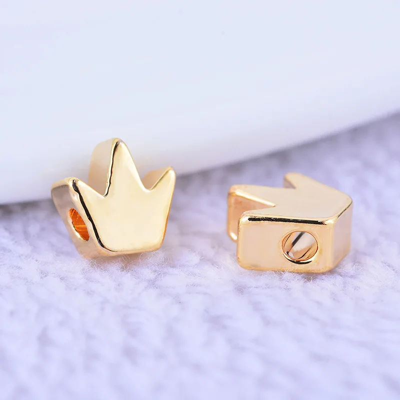 (30603)50PCS 5.5*5MM 24K Champagne Gold Color Plated Brass Crown Spacer Beads Diy Jewelry Findings Accessories Wholesale
(30603)50PCS 5.5*5MM 24K Champagne Gold Color Plated Brass Crown Spacer Beads Diy Jewelry Findings Accessories Wholesale