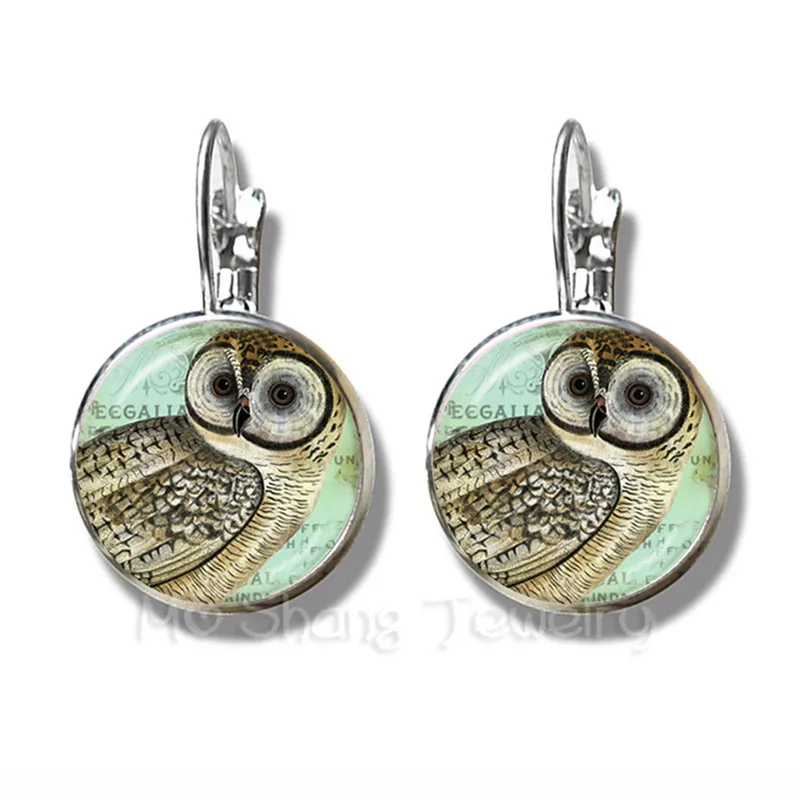Owl Pattern Classic Stud Earrings Insect Art Picture 16mm Glass Cabochon Dome Silver Plated Earrings For Women Girls Gift
Owl Pattern Classic Stud Earrings Insect Art Picture 16mm Glass Cabochon Dome Silver Plated Earrings For Women Girls Gift