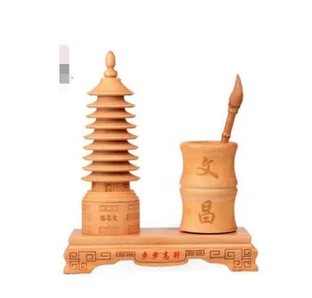 YM 308 Nine layer tower Wenchang mahogany carving decoration office decoration pen send Wen Changbi
YM 308 Nine layer tower Wenchang mahogany carving decoration office decoration pen send Wen Changbi