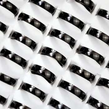 50Pcs Fashion Bright black Tungsten Stainless Steel Rings For Women's and Men's Jewelry Lots Bulk WholeSale LR4086 
50Pcs Fashion Bright black Tungsten Stainless Steel Rings For Women's and Men's Jewelry Lots Bulk WholeSale LR4086