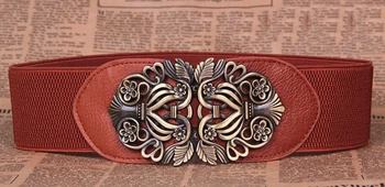 New FashionRetro Metal Buckle Ladies Women Elastic Girdle Decorated Female Summer Skirt Crony Belt
New FashionRetro Metal Buckle Ladies Women Elastic Girdle Decorated Female Summer Skirt Crony Belt