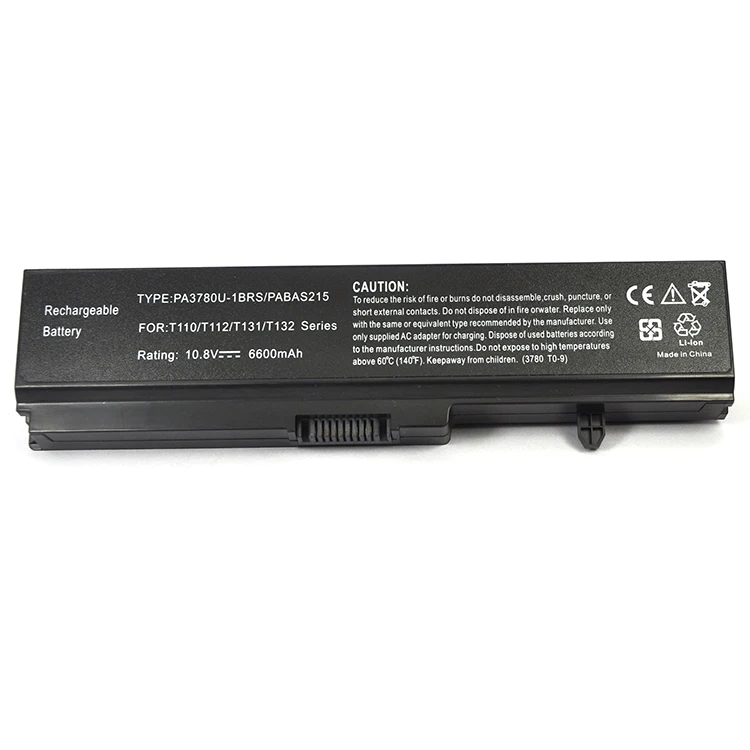 news laptop battery 6600mAH For Toshiba T110 T111 T112 T115 T130 T131 T132 T135 PA3780U-1BRS PA3780U PABAS215
news laptop battery 6600mAH For Toshiba T110 T111 T112 T115 T130 T131 T132 T135 PA3780U-1BRS PA3780U PABAS215