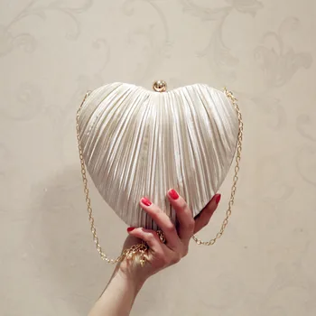 Women Winter Heart Fold Clutch Handbag Evening Bags Metal Beige Chain Shoulder Bags Female Handbags Purses For Ladies Party Bags
Women Winter Heart Fold Clutch Handbag Evening Bags Metal Beige Chain Shoulder Bags Female Handbags Purses For Ladies Party Bags