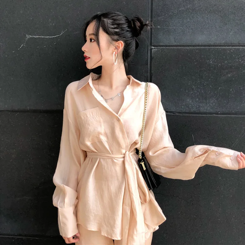 Mazefeng New Spring Women Casual Champagne Shirts Female Shirts Ribbons Irregular Shirts Ladies Shorts Style Pants Two Piece Set
Mazefeng New Spring Women Casual Champagne Shirts Female Shirts Ribbons Irregular Shirts Ladies Shorts Style Pants Two Piece Set