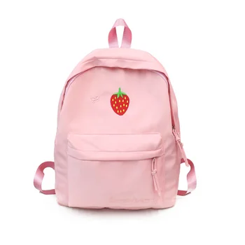 Fashion Cute Fruits Strawberry Embroidery Women Backpacks School Bags for Teenage Girls Preppy Style Ladies Bag Mochilas nbxq269
Fashion Cute Fruits Strawberry Embroidery Women Backpacks School Bags for Teenage Girls Preppy Style Ladies Bag Mochilas nbxq269
