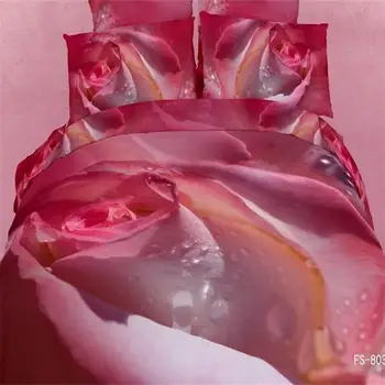 3D Oil Painting Red Rose Bedding Set Queen Size Pure Cotton Printed Fabric Bed Sheets Duvet Cover 200*230cm Home Textile Sets
3D Oil Painting Red Rose Bedding Set Queen Size Pure Cotton Printed Fabric Bed Sheets Duvet Cover 200*230cm Home Textile Sets