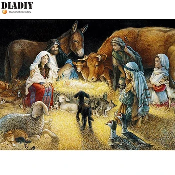 DIADIY 5d diamond painting full drill square new arrivals cross stitch mosaic Diamond beads Embroidery Birth Of Jesus Christ Art
DIADIY 5d diamond painting full drill square new arrivals cross stitch mosaic Diamond beads Embroidery Birth Of Jesus Christ Art