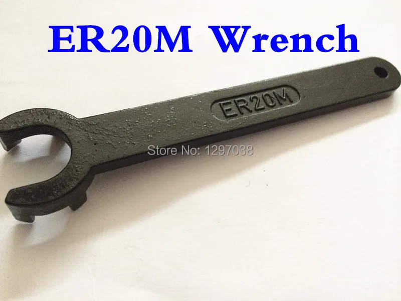 2pcs CNC Collet wrench ER20M Wrench Engraving Machine Spindle ER Nut Extension Rod |