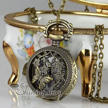 Openwork butterfly brass antique long chain pocket watch pendants necklaces for men and women unisex cheap fashion jewelry
Openwork butterfly brass antique long chain pocket watch pendants necklaces for men and women unisex cheap fashion jewelry