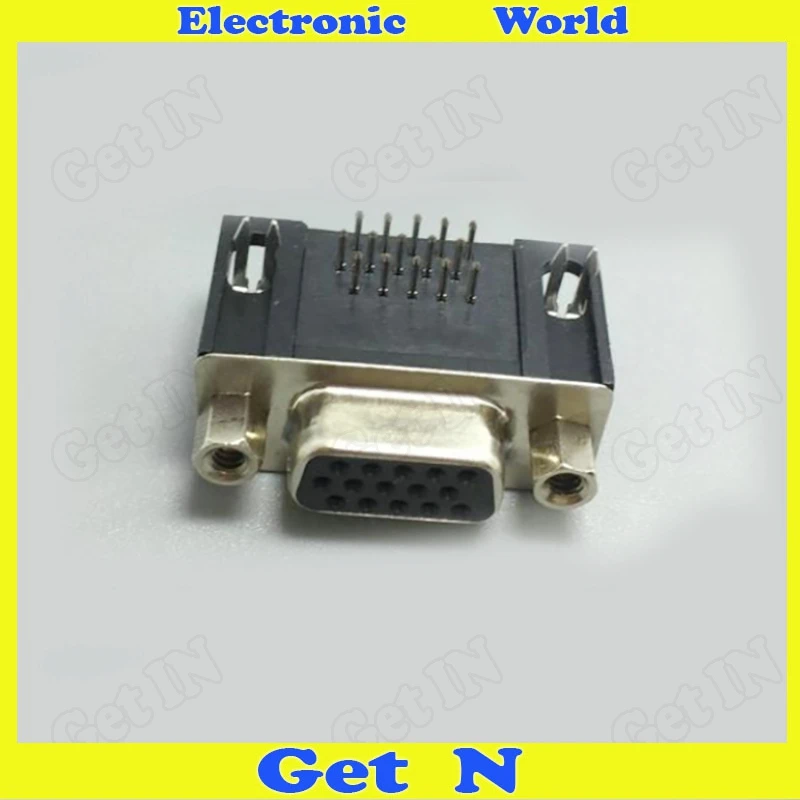 20pcs DB15 90degree Curved Leg VGA Connector HDR15 Male Plug Black Plastic DR15 Jack VGA Socket 3 Rows Welded Plate VGA
20pcs DB15 90degree Curved Leg VGA Connector HDR15 Male Plug Black Plastic DR15 Jack VGA Socket 3 Rows Welded Plate VGA