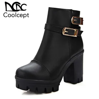 CoolCept Women Platform Ankle Boots Warm Fur High Heel Boots Office Lady Winter Shoes Fashion Thick Heel Footwear Size 33-43
CoolCept Women Platform Ankle Boots Warm Fur High Heel Boots Office Lady Winter Shoes Fashion Thick Heel Footwear Size 33-43