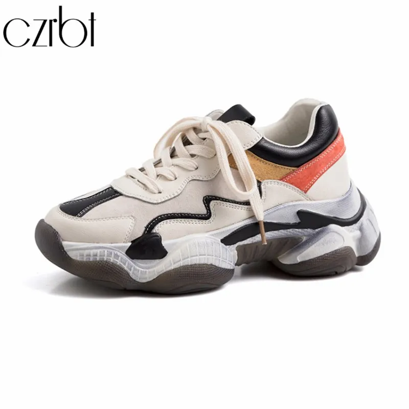 czrbt 2019 Spring New Shoes Women Fashion Genuine Leather Lace-up Street Style Women Shoes Casual Non-Slip Breathable Sneakers
czrbt 2019 Spring New Shoes Women Fashion Genuine Leather Lace-up Street Style Women Shoes Casual Non-Slip Breathable Sneakers