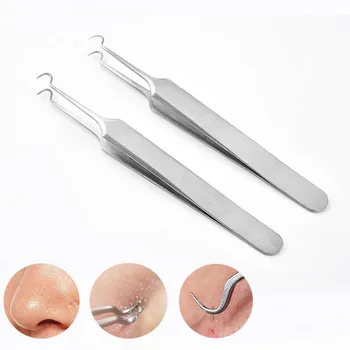 Fashion Stainless Effective Pimple Blackheads Comedones Extractor Acne Elbow Needle Make Up Tools Acne Bending tweezers
Fashion Stainless Effective Pimple Blackheads Comedones Extractor Acne Elbow Needle Make Up Tools Acne Bending tweezers