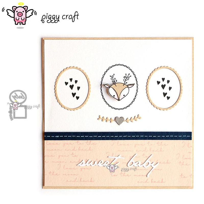 Piggy Craft metal cutting dies cut die mold Baby letter love frame Scrapbook paper craft knife mould blade punch stencils dies
Piggy Craft metal cutting dies cut die mold Baby letter love frame Scrapbook paper craft knife mould blade punch stencils dies