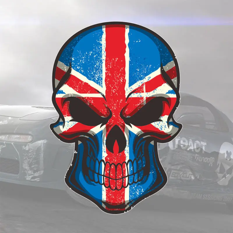 2X Union Jack Cool Skull Sticker Head light Decal Window Mirror Cover Stickers 10X7CM
2X Union Jack Cool Skull Sticker Head light Decal Window Mirror Cover Stickers 10X7CM