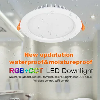 Mi Light FUT069 AC85V-265V 15W RGB+CCT Dimmable LED Downlight Waterproof Round Recessed Light wireless wifi control For Bathroom
Mi Light FUT069 AC85V-265V 15W RGB+CCT Dimmable LED Downlight Waterproof Round Recessed Light wireless wifi control For Bathroom