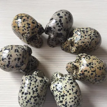 dohaibogoo crystal skulls--7pcs a lots Natural Stone Carved Skull 2 inch each Wholesale Price for 2019 Christmas gift
dohaibogoo crystal skulls--7pcs a lots Natural Stone Carved Skull 2 inch each Wholesale Price for 2019 Christmas gift