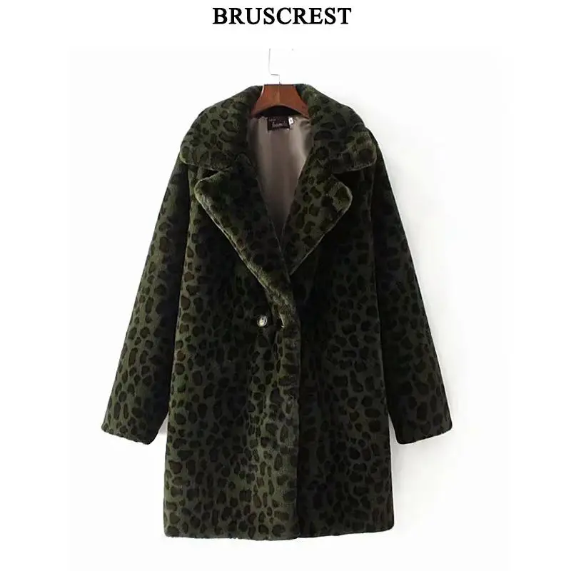 Winter fur jacket Warm Leopard print faux fur coat Streetwear long sleeve thick teddy coat Outwear abrigo mujer lady long coat
Winter fur jacket Warm Leopard print faux fur coat Streetwear long sleeve thick teddy coat Outwear abrigo mujer lady long coat