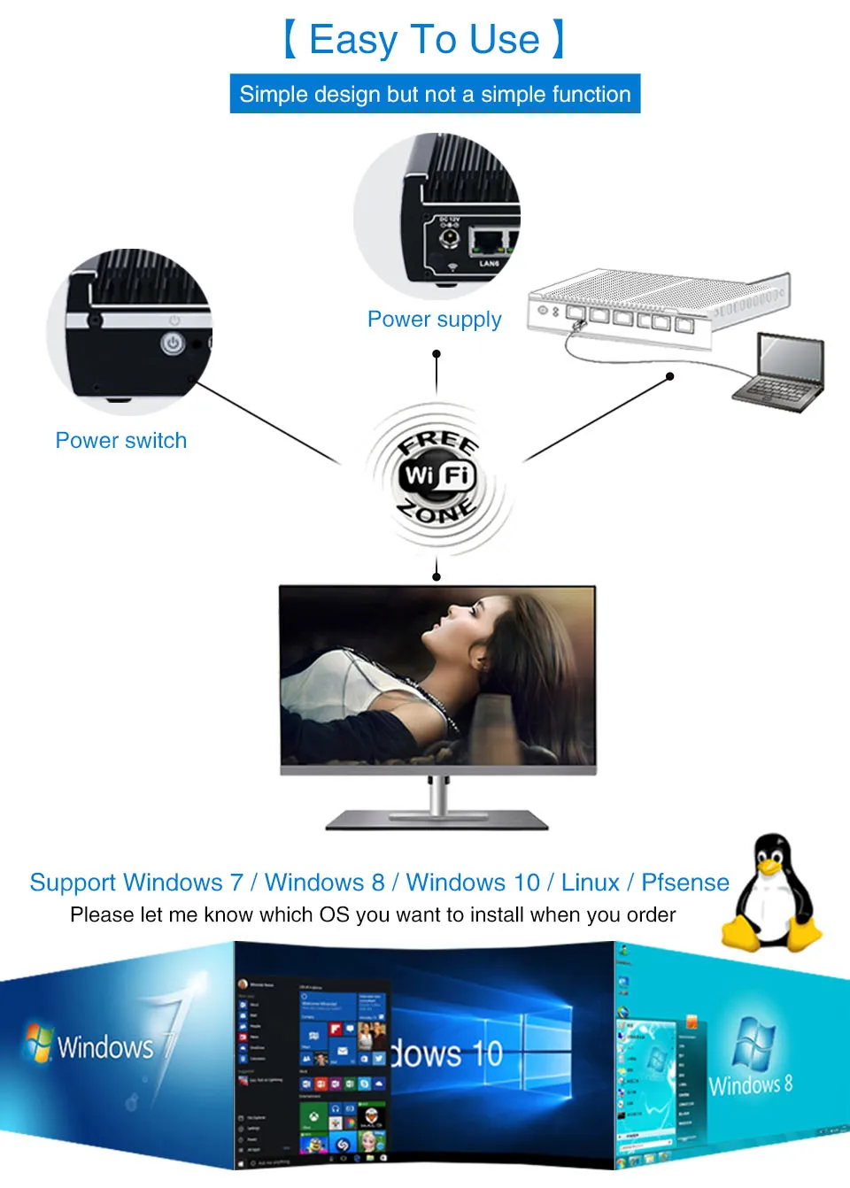  pfsense Mini PC