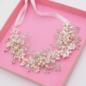 Bridal Rose Gold Pearl Hair Jewelry Flower Wedding Hair Accessories Head Piece Hair ornaments tiaras And crowns Prom Headbands
Bridal Rose Gold Pearl Hair Jewelry Flower Wedding Hair Accessories Head Piece Hair ornaments tiaras And crowns Prom Headbands