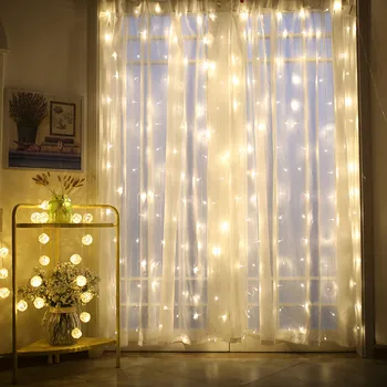 3x3M 320LED Waterfall Icicle Curtain LED String Light Water Flow Fairy String Light Meteor Shower Rain Christmas Light EU Plug 
3x3M 320LED Waterfall Icicle Curtain LED String Light Water Flow Fairy String Light Meteor Shower Rain Christmas Light EU Plug