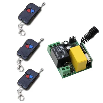AC220V 1CH Relay Receiver Wireless Remote Control Switch Sysrem Remote ON OFF + 2CH Learning Code Remote Transmitter 315Mhz
AC220V 1CH Relay Receiver Wireless Remote Control Switch Sysrem Remote ON OFF + 2CH Learning Code Remote Transmitter 315Mhz