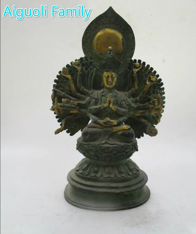 Rare Chinese Old Bronze Gilt Carved More hand Guanyin Bodhisattva Sculpture/Art collection Antique antique Buddhism Statue
Rare Chinese Old Bronze Gilt Carved More hand Guanyin Bodhisattva Sculpture/Art collection Antique antique Buddhism Statue