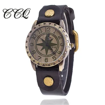 CCQ New Vintage Leather Wrist Watch Antique Star Dial Watch Women Quartz Watch Reloj Mujer Gift
CCQ New Vintage Leather Wrist Watch Antique Star Dial Watch Women Quartz Watch Reloj Mujer Gift