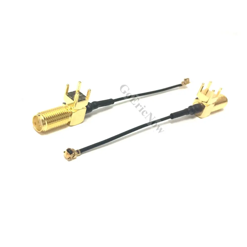 10 pcs Extension Cable SMA Female Right Angle PCB Mount to Ufl IPX IPEX Connector Pigtail Cable 6cm
10 pcs Extension Cable SMA Female Right Angle PCB Mount to Ufl IPX IPEX Connector Pigtail Cable 6cm