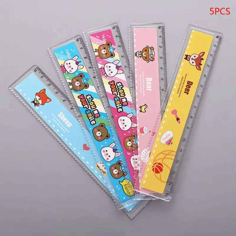 5pcs/set Cartoon Animals Ruler Learning Helper 15cm Straight Rulers Measure Stationery School Office Supplies Student Kids Gifts
5pcs/set Cartoon Animals Ruler Learning Helper 15cm Straight Rulers Measure Stationery School Office Supplies Student Kids Gifts