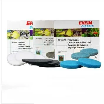 EHEIM white cotton blue cotton and activated carbon cotton are matched with EHEIM classic 250/350/600 barrel Filter cotton
EHEIM white cotton blue cotton and activated carbon cotton are matched with EHEIM classic 250/350/600 barrel Filter cotton