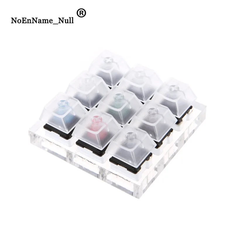 9 Switches Keyboard Tester Kit Clear Keycaps Sampler PCB Mechanical Keyboard Translucent Keycaps Testing Tool for Cherry MX
9 Switches Keyboard Tester Kit Clear Keycaps Sampler PCB Mechanical Keyboard Translucent Keycaps Testing Tool for Cherry MX