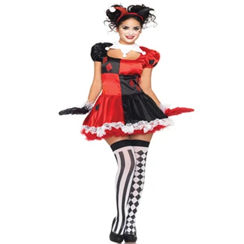 Make Your Smile Carnival Halloween Party Adult Sexy Womens Clown Costume Sexy Circus Outift Cirque Clown Jester Costume L1360
Make Your Smile Carnival Halloween Party Adult Sexy Womens Clown Costume Sexy Circus Outift Cirque Clown Jester Costume L1360