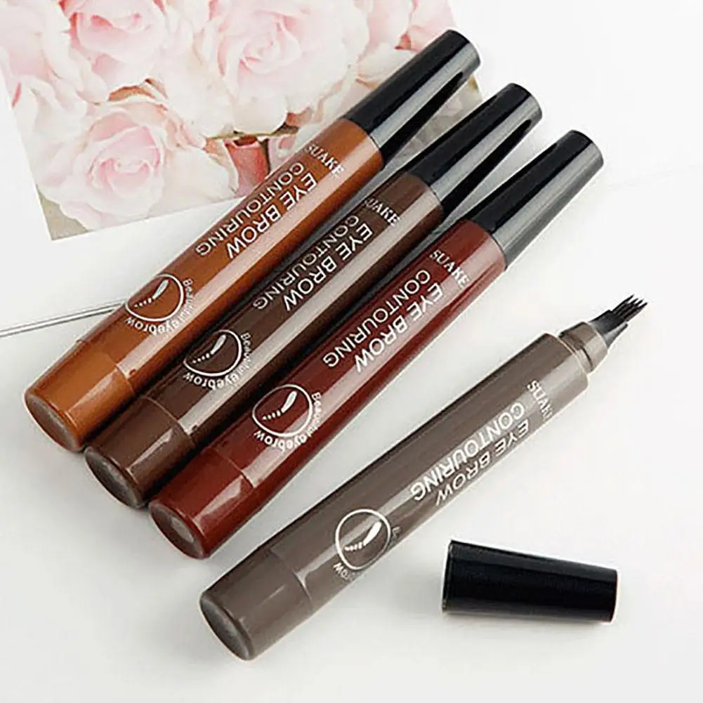 Women Makeup Waterproof Fork Tip Microblading Liquid Eyebrow Tattoo Pen Pencil New
Women Makeup Waterproof Fork Tip Microblading Liquid Eyebrow Tattoo Pen Pencil New