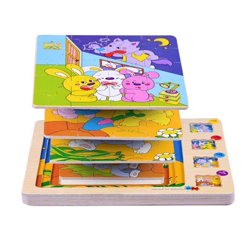 Wooden Building Blocks Animals Scene Multilayer Stories Jigsaw Educational Toys for Children Early Childhood Intelligence Toy
Wooden Building Blocks Animals Scene Multilayer Stories Jigsaw Educational Toys for Children Early Childhood Intelligence Toy