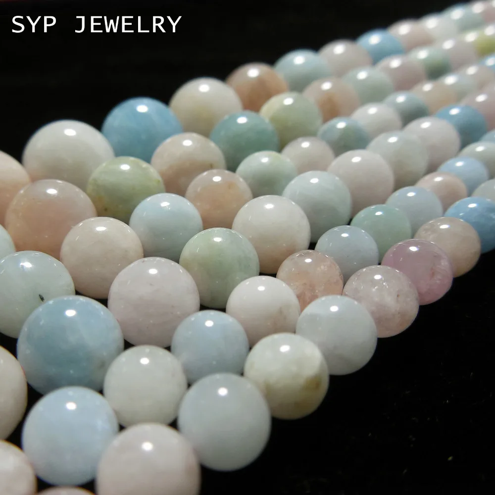Natural 6mm Beryl morganite smooth round stone beads for jewelry making design diy necklace bracelet fashion charm gems
Natural 6mm Beryl morganite smooth round stone beads for jewelry making design diy necklace bracelet fashion charm gems