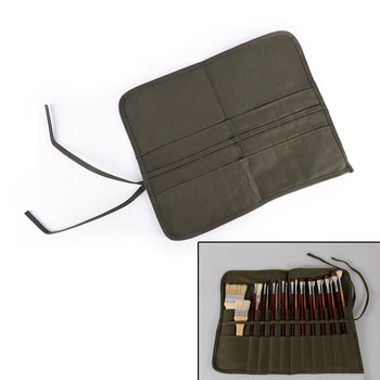 Roll Up Canvas Paint Brush Bag Cases For Artist Draw Pen Watercolor Oil Brush Army Green School Arts Supplies 41 X 33cm Newest
Roll Up Canvas Paint Brush Bag Cases For Artist Draw Pen Watercolor Oil Brush Army Green School Arts Supplies 41 X 33cm Newest