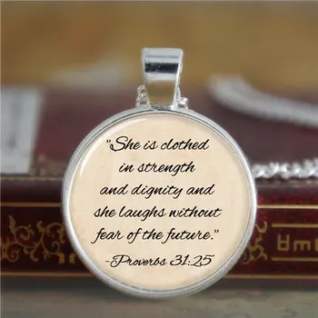 10pcs/lot Proverbs 31 necklace, She is clothed in strength and dignity necklace print glass photo Jesus Symbolism necklace
10pcs/lot Proverbs 31 necklace, She is clothed in strength and dignity necklace print glass photo Jesus Symbolism necklace