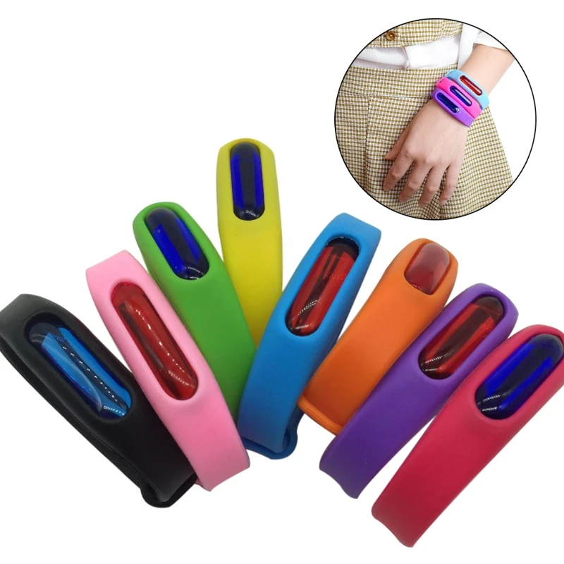 

Anti Mosquito Pest Insect Bugs Repellent Repeller Wrist Band Bracelet Deet Free Non Toxic Safe