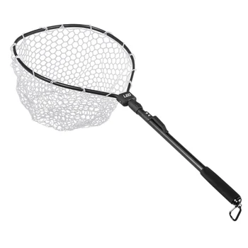 Leo Fly Fishing Net Fish Landing Net With Folding Aluminum Handle And Soft Rubber Mesh Perfect For Catch And Release
Leo Fly Fishing Net Fish Landing Net With Folding Aluminum Handle And Soft Rubber Mesh Perfect For Catch And Release