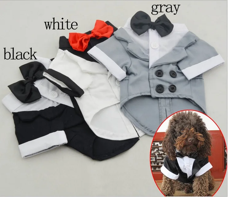 2019 New Pet Clothes Puppy Shirt Dog Wedding Tuxedo Western Style Suit With Bow Tie Apparel Clothing For Dogs Coat Pets Supplies
2019 New Pet Clothes Puppy Shirt Dog Wedding Tuxedo Western Style Suit With Bow Tie Apparel Clothing For Dogs Coat Pets Supplies