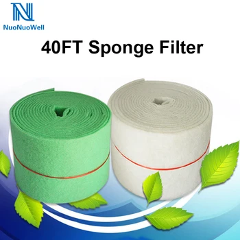 NuoNuoWell 40ft x 30cm Bio Sponge Filter Media Pad White Cut-to-fit Foam Aquarium Fish Pond Reef Tank Media Pad 1cm Thickness
NuoNuoWell 40ft x 30cm Bio Sponge Filter Media Pad White Cut-to-fit Foam Aquarium Fish Pond Reef Tank Media Pad 1cm Thickness