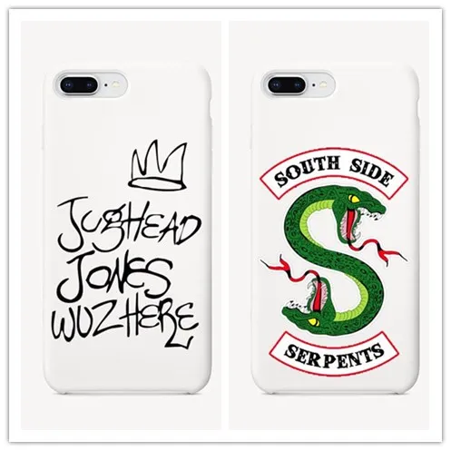 Американский ТВ ривердейл Jughead Jones Woz здесь белый жесткий чехол для телефона iPhone 5S
