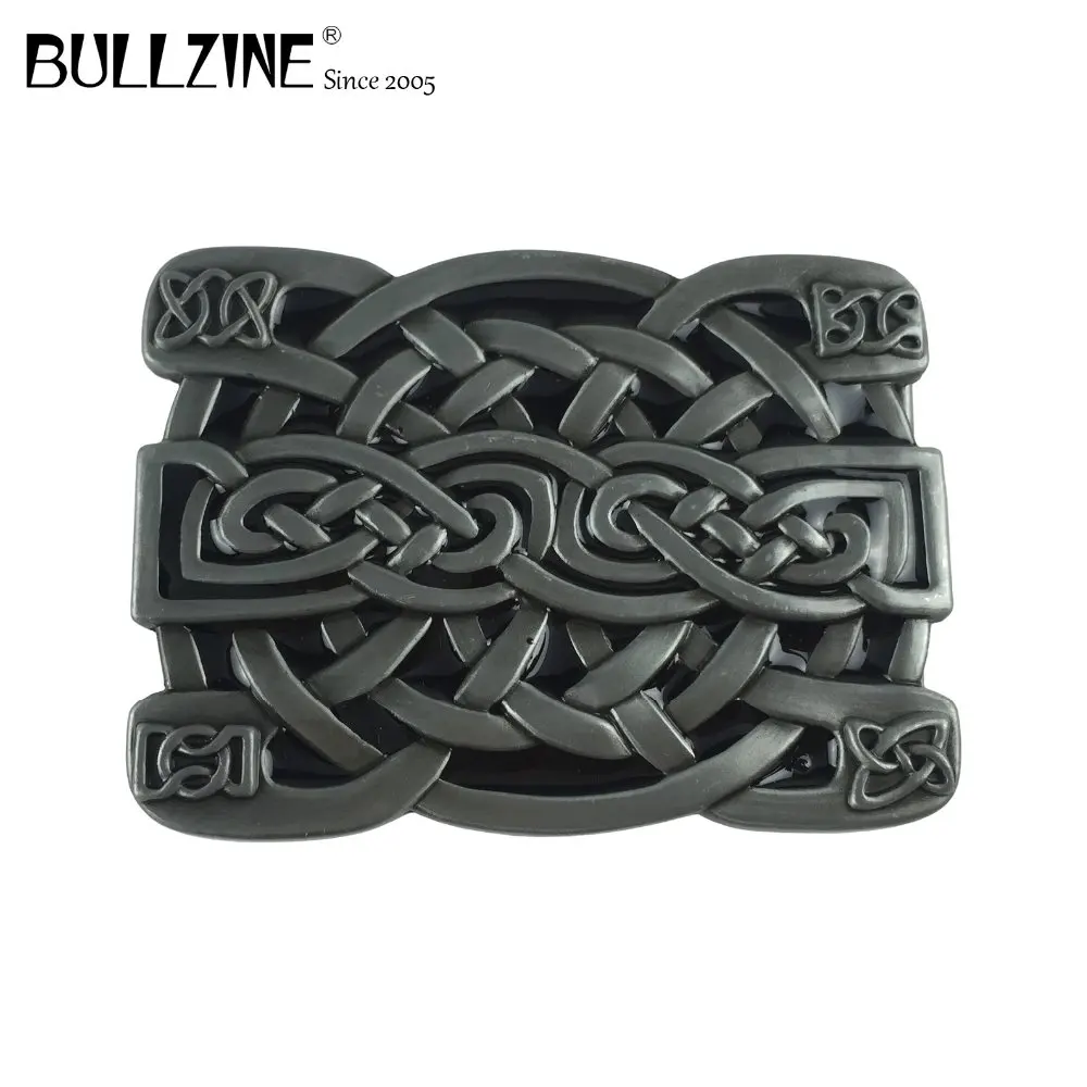 Bullzine wholesale Western celtic knot cowboy jeans gift belt buckle with pewter finish FP-03291 suitable for 4cm width belt
Bullzine wholesale Western celtic knot cowboy jeans gift belt buckle with pewter finish FP-03291 suitable for 4cm width belt