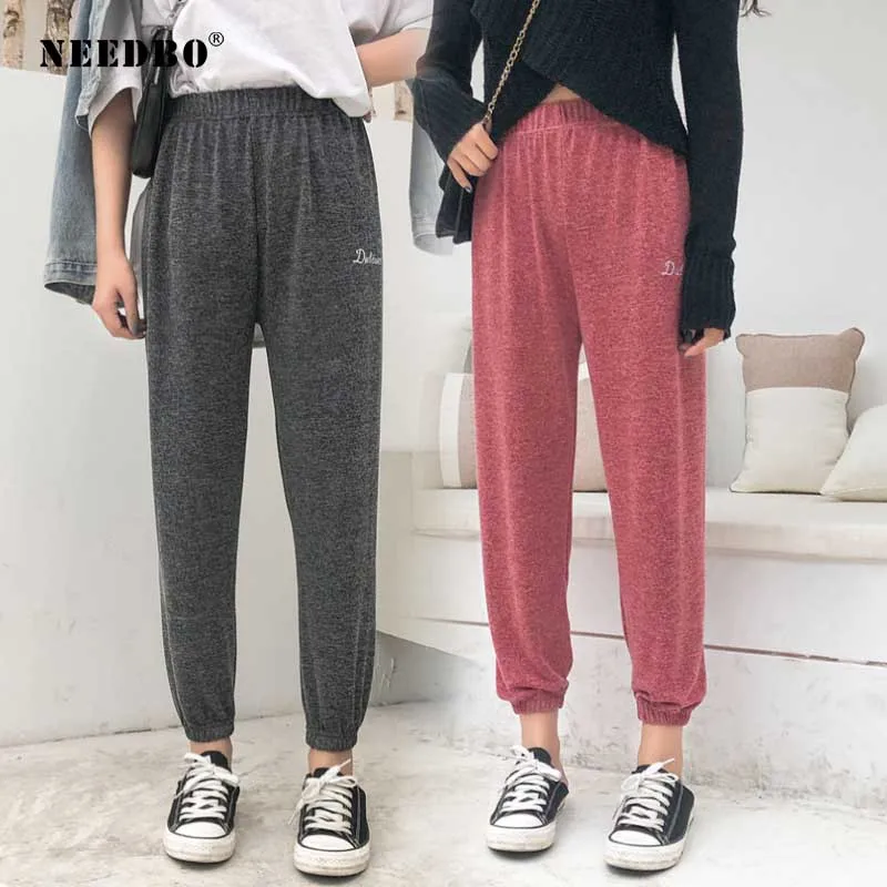 NEEDBO Women Pants 2019 Casual Harem Pants Women Female Home Streetwear Knitting Loose Wide Leg Pants Women Sport Trousers Women
NEEDBO Women Pants 2019 Casual Harem Pants Women Female Home Streetwear Knitting Loose Wide Leg Pants Women Sport Trousers Women