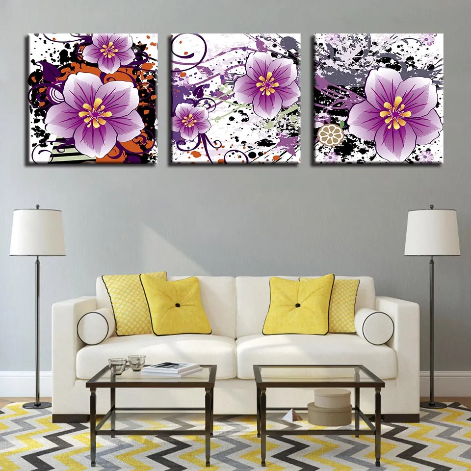 Framework Paintings Canvas HD Prints For Living Room Home Decor Wall Art 3 Pieces Violet Plum Blossom Pictures Flowers Posters
Framework Paintings Canvas HD Prints For Living Room Home Decor Wall Art 3 Pieces Violet Plum Blossom Pictures Flowers Posters