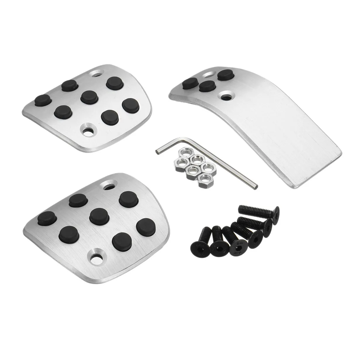 LHD MT Manual Sport Aluminum Foot Pedal Pads Covers Set for Peugeot 206 206CC 207
LHD MT Manual Sport Aluminum Foot Pedal Pads Covers Set for Peugeot 206 206CC 207