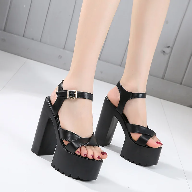LTARTA High-heeled Sandals Waterproof Platform Fish Mouth 14cm Sexy Nightclub Thick Models Catwalk women's Shoes ZYW-651-18
LTARTA High-heeled Sandals Waterproof Platform Fish Mouth 14cm Sexy Nightclub Thick Models Catwalk women's Shoes ZYW-651-18